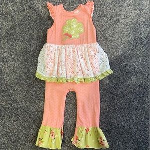 Shamrock romper 2T
